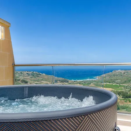 Appartement Ultra-modern 3br W/hot Tub + Incredible Sea Views Xagħra